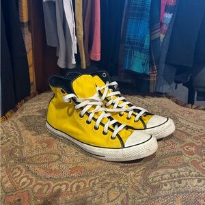 Rare Converse yellow and blue chuck taylors